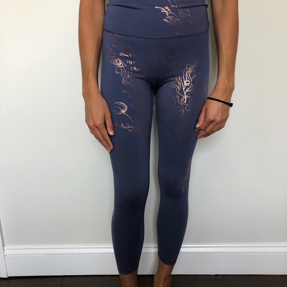 Xs sweaty Betty foil detail workout Leggings